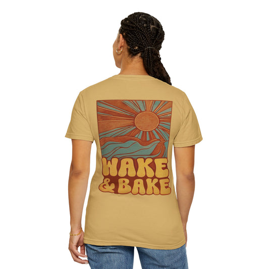 Wake and Bake Unisex Garment-Dyed T-Shirt