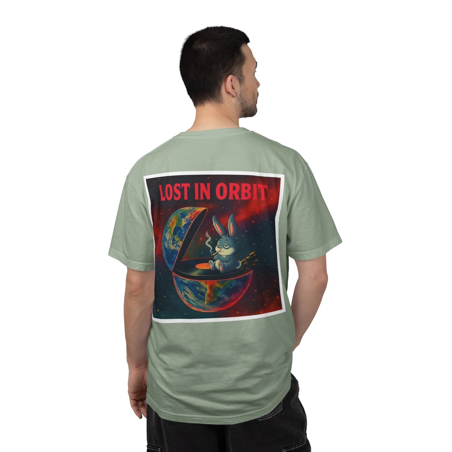 Lost in Orbit Unisex Garment-Dyed T-Shirt