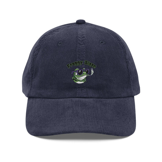 Corduroy: Embroidered Froggy Blaze