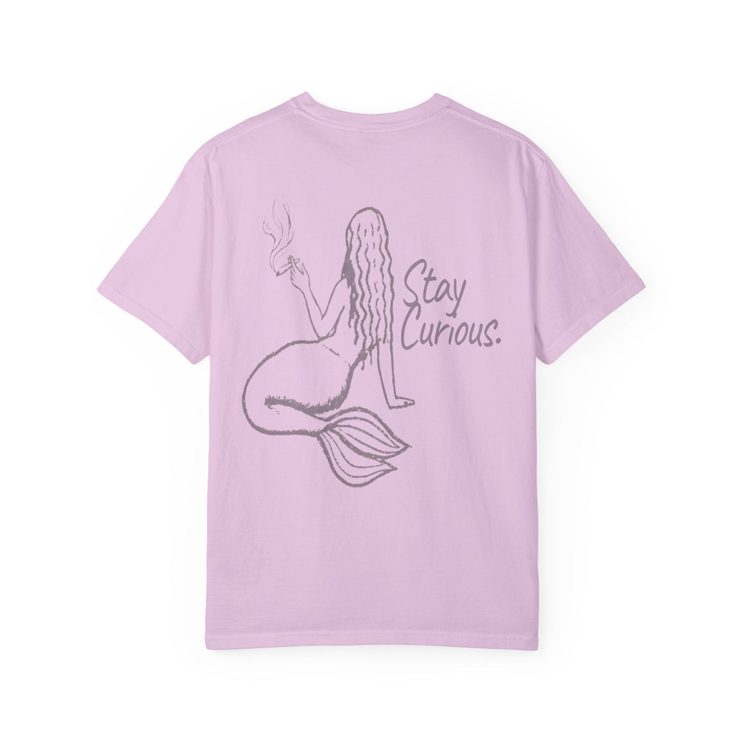Curious Mermaid Garment-Dyed T-Shirt