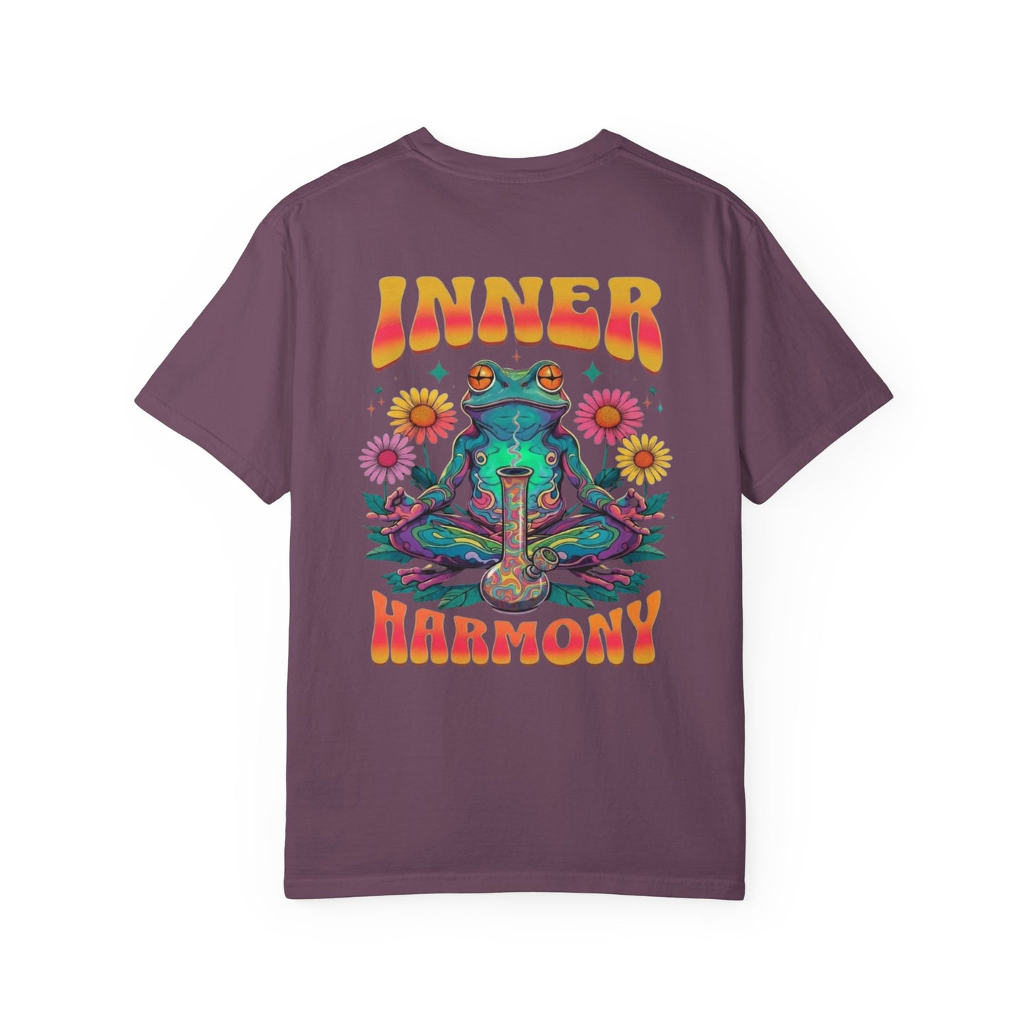 Inner Harmony Frog Unisex Garment-Dyed T-Shirt
