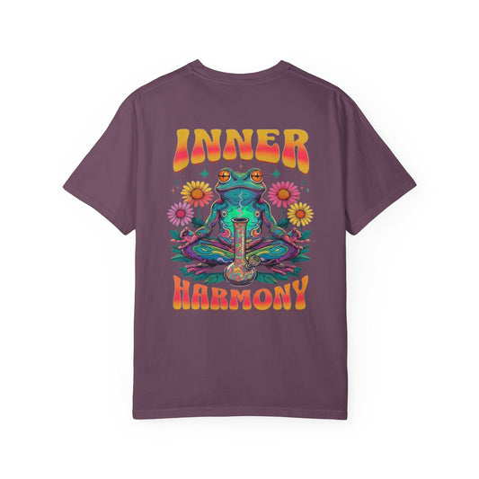 Inner Harmony Frog Unisex Garment-Dyed T-Shirt