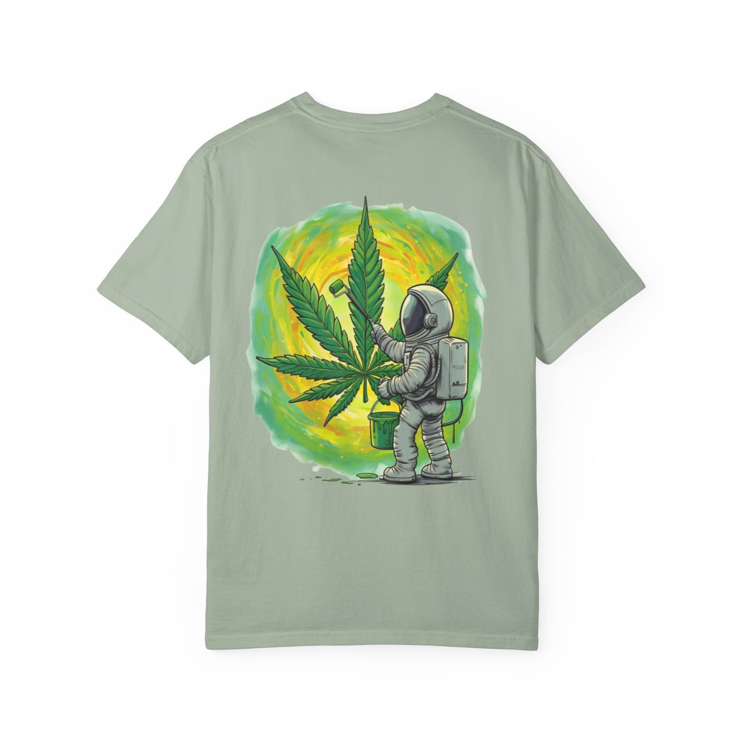 Astronaut Painter Unisex Garment-Dyed T-Shirt