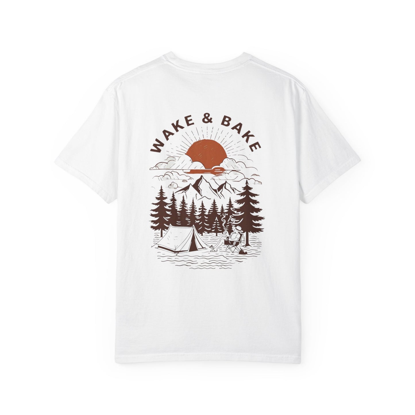 Wake & Bake Camper Unisex Garment-Dyed T-Shirt