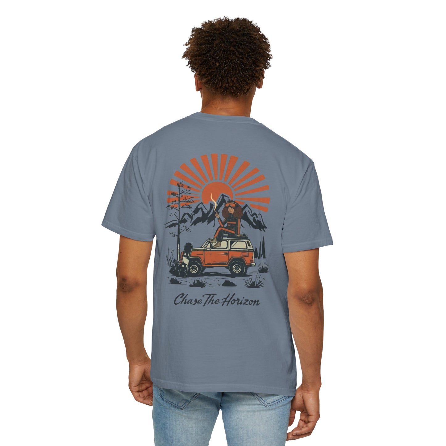Chasin Horizons Garment-Dyed T‑Shirt