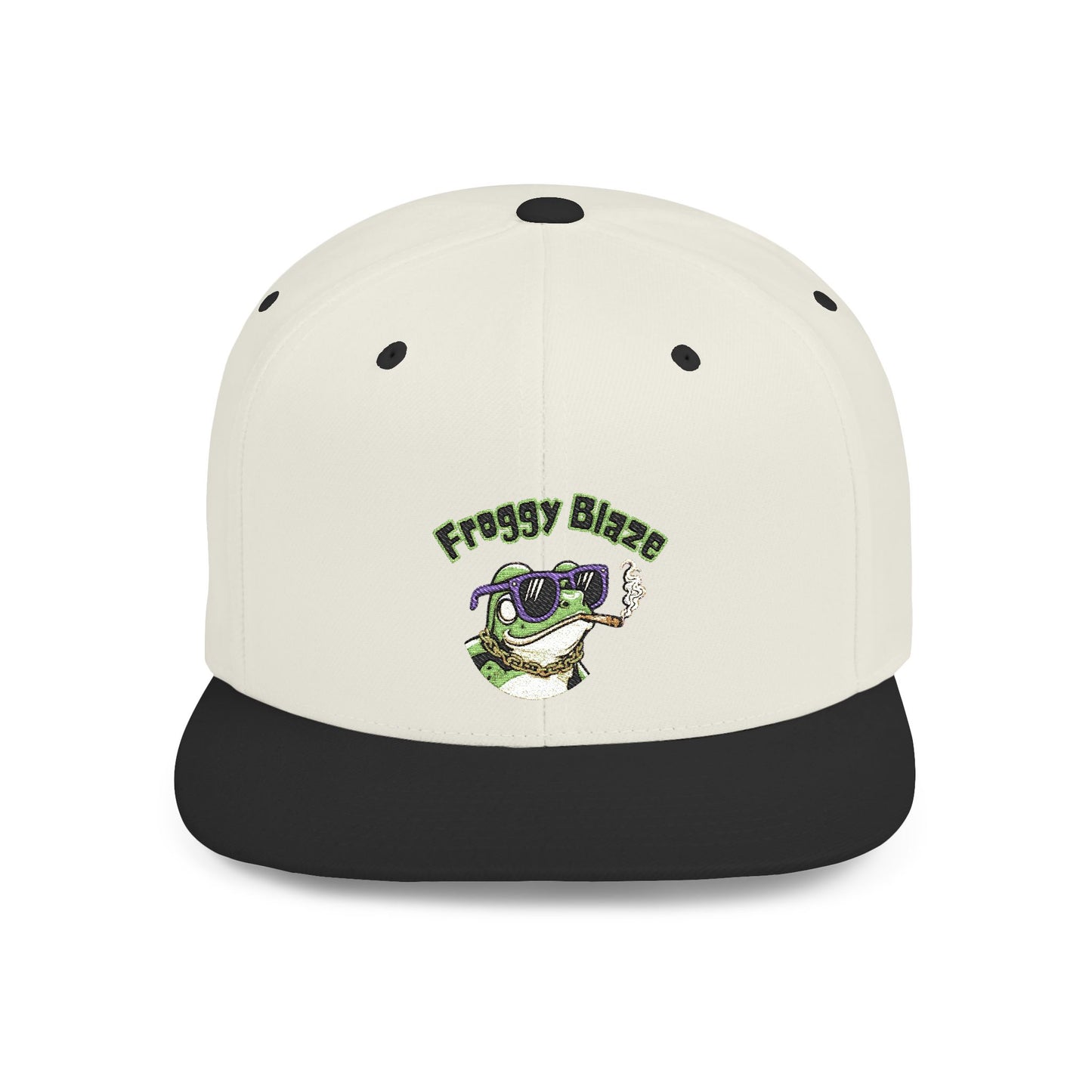 Froggy Blaze Embroidery Snapback