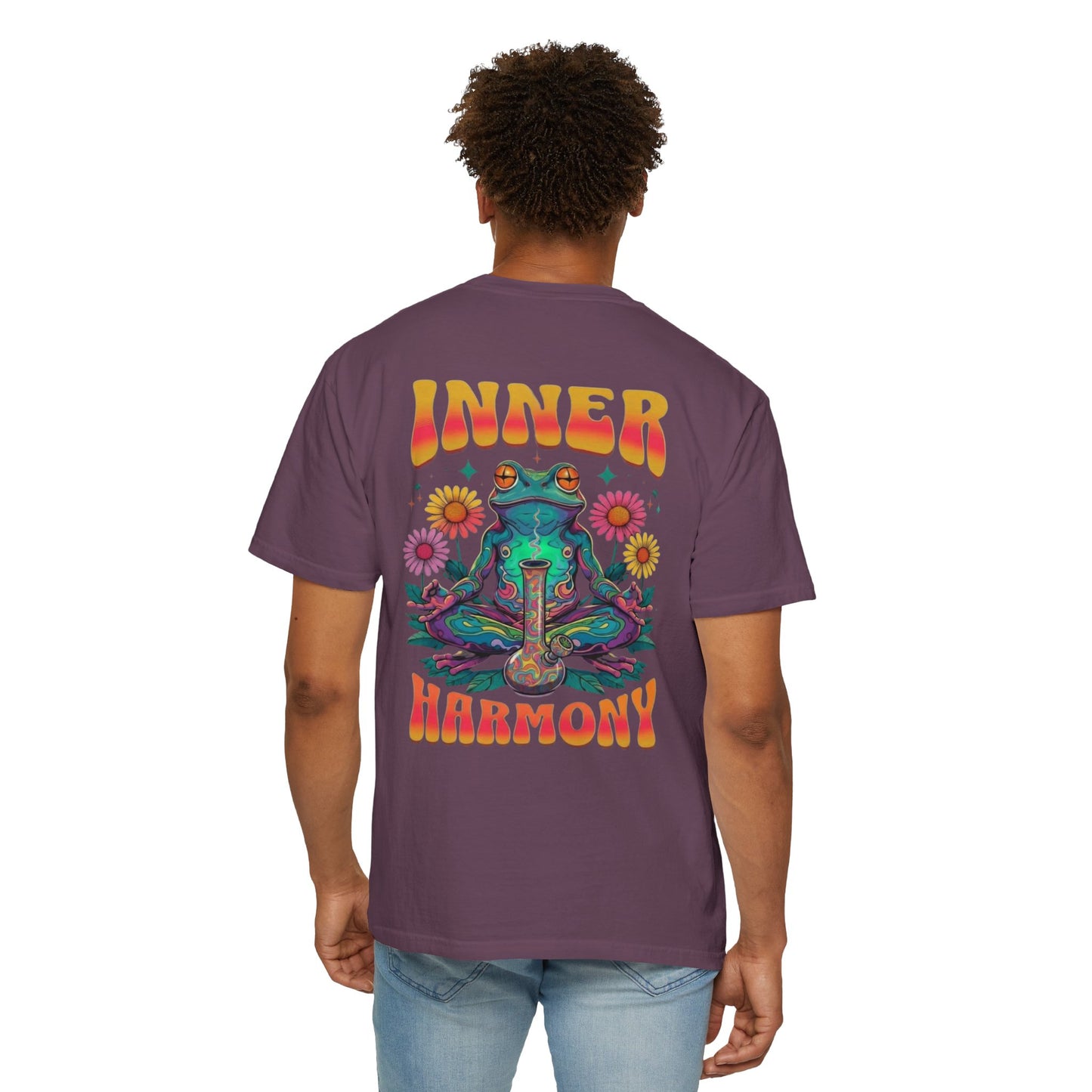 Inner Harmony Frog Unisex Garment-Dyed T-Shirt