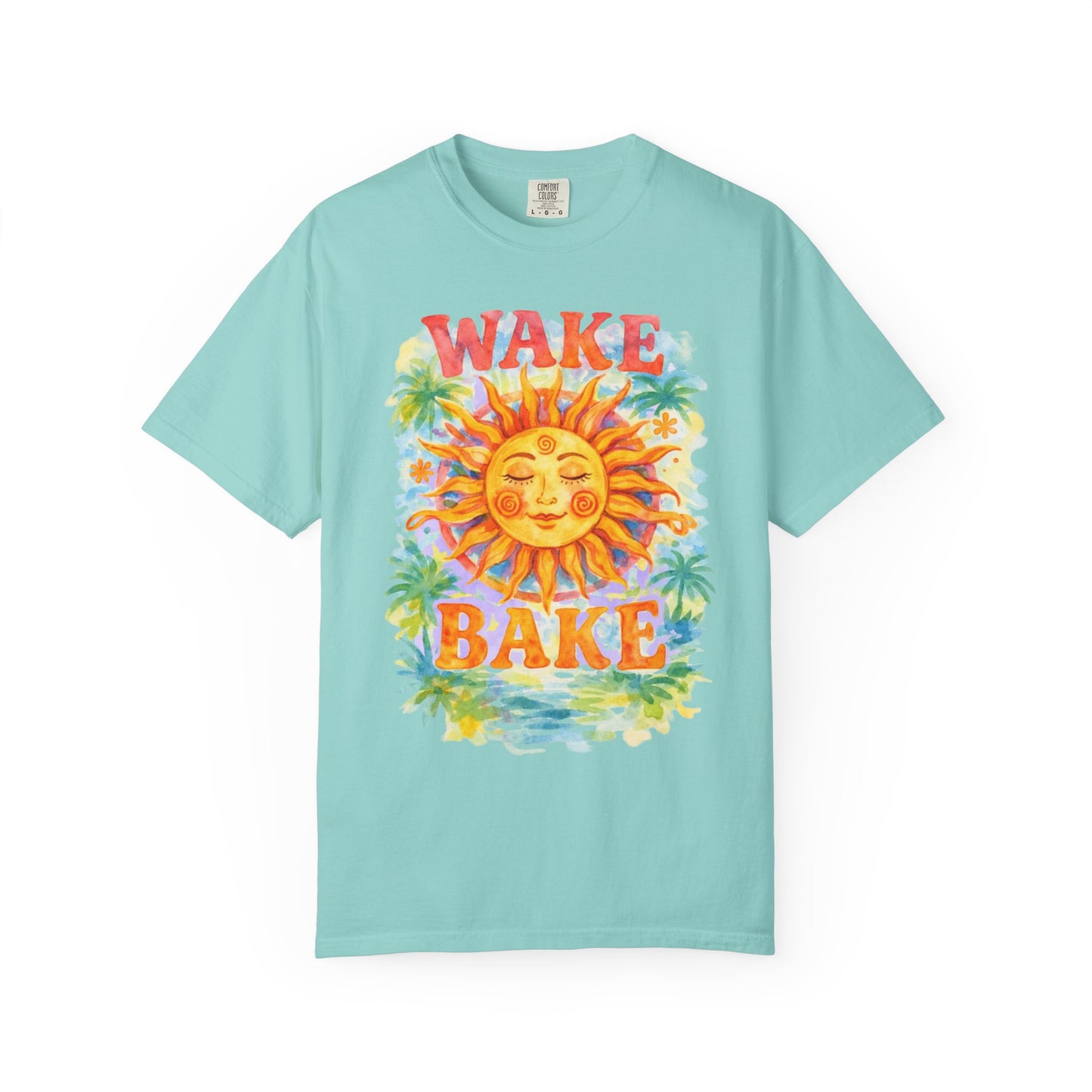 Wake & Bake Sun Unisex Garment-Dyed T-Shirt
