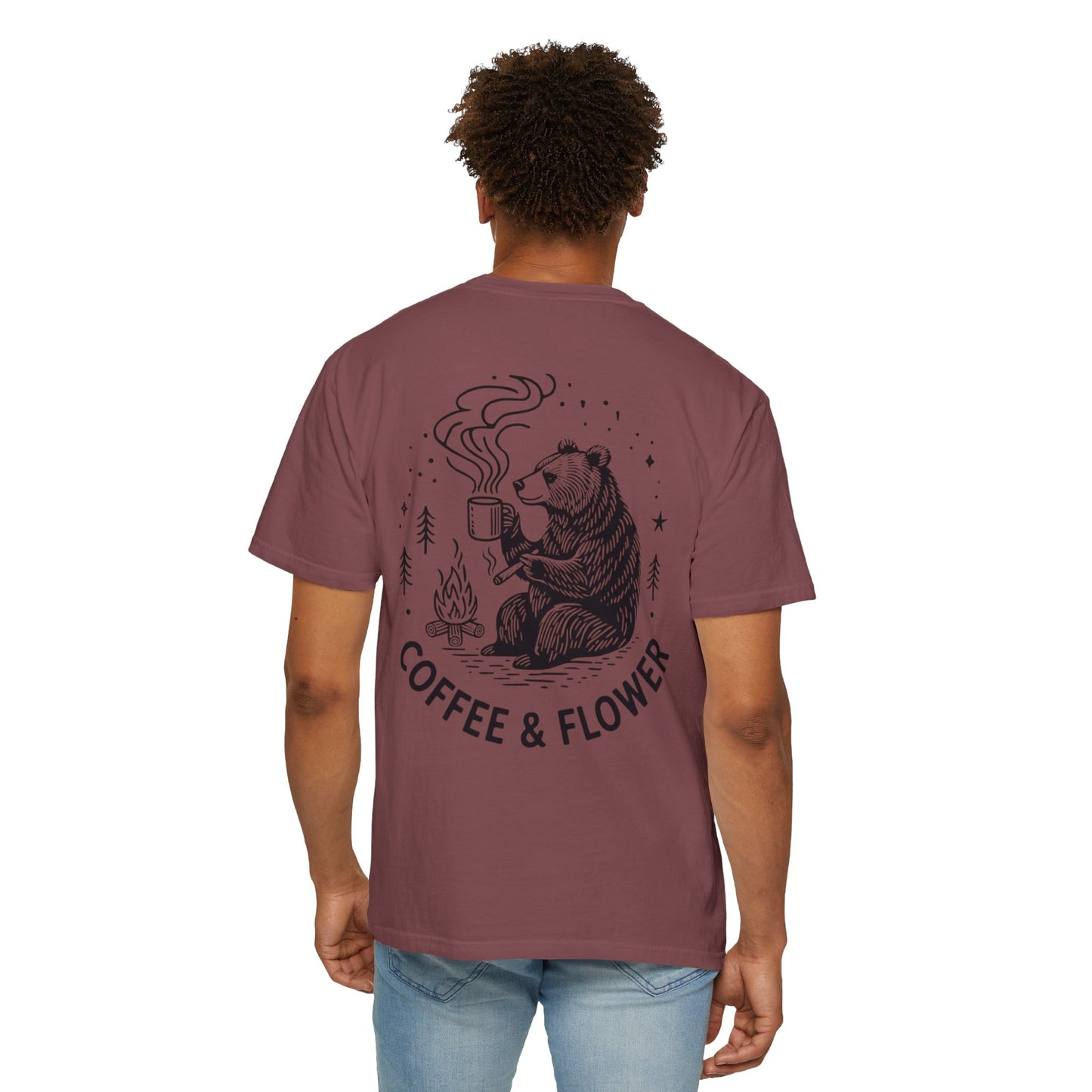 Bearly High Unisex Garment-Dyed T-Shirt