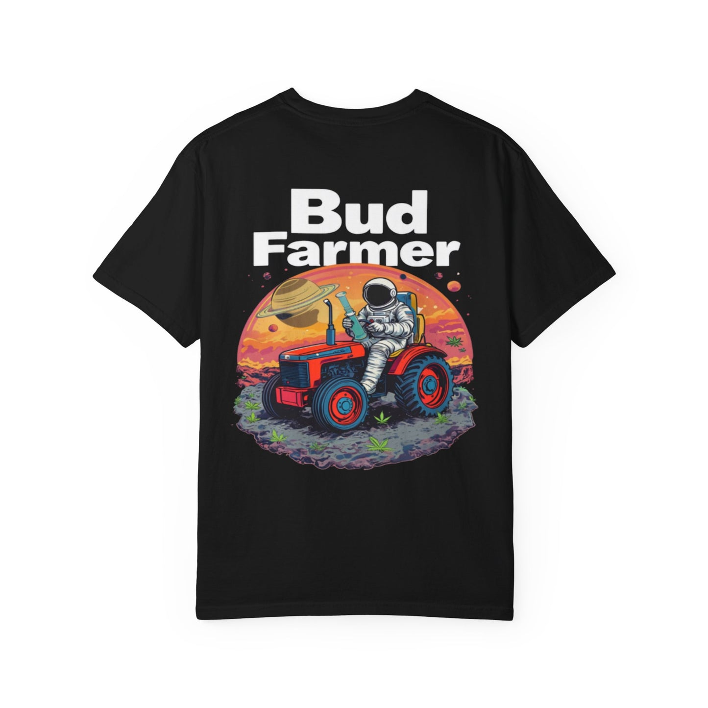 Space Bud Farmer Unisex Garment-Dyed T-Shirt