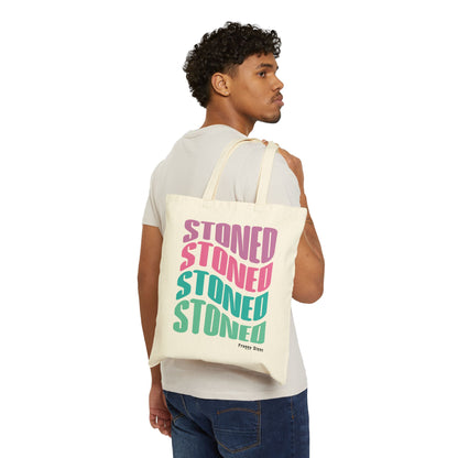 Tiger Bud Cotton Canvas Tote - Chill, Artful, & Functional