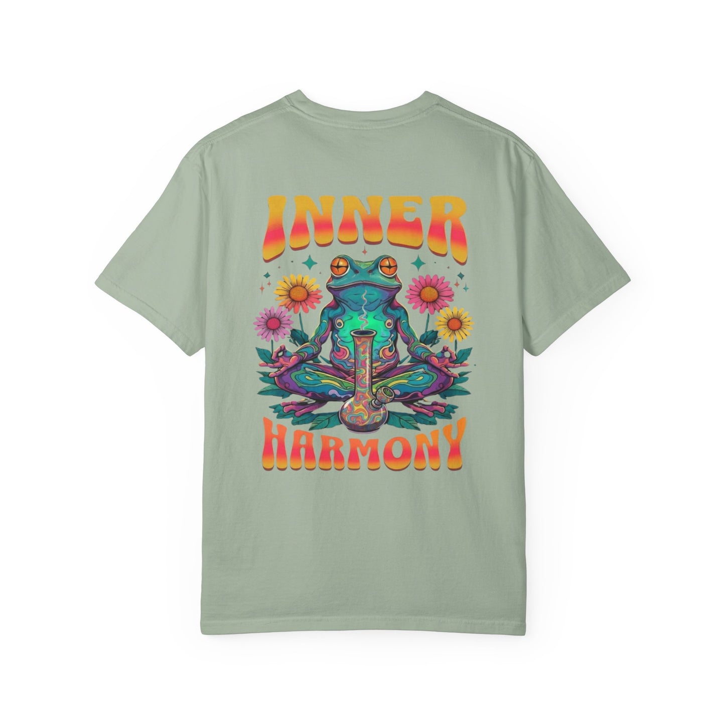 Inner Harmony Frog Unisex Garment-Dyed T-Shirt