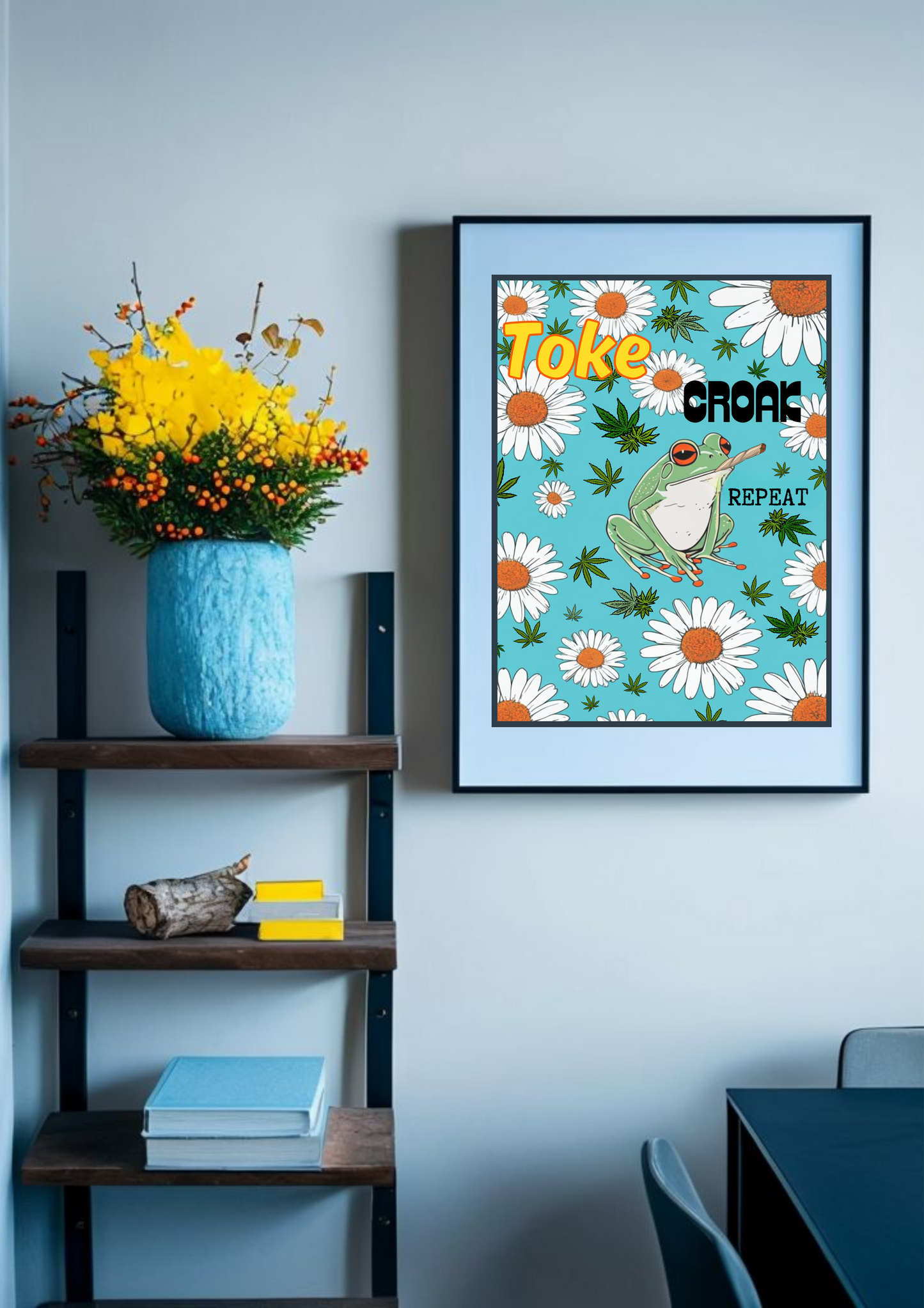 Toke, Croak, Repeat Frog Poster
