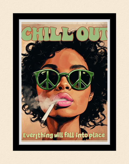 Chill Out Smoking Poster