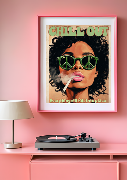 Chill Out Smoking Poster