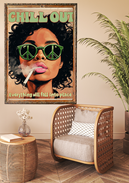 Chill Out Smoking Poster