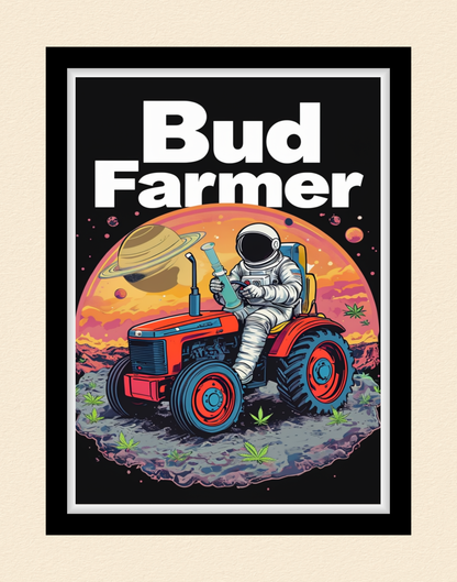 Bud Farmer Astronaut Poster
