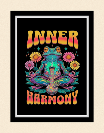 Inner Harmony Frog Bong Print