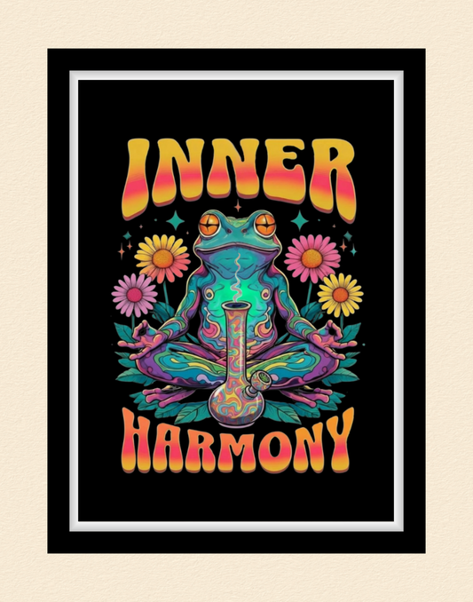 Inner Harmony Frog Bong Print