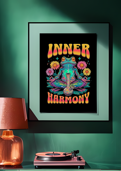 Inner Harmony Frog Bong Print