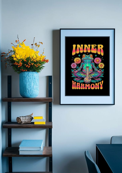 Inner Harmony Frog Bong Print