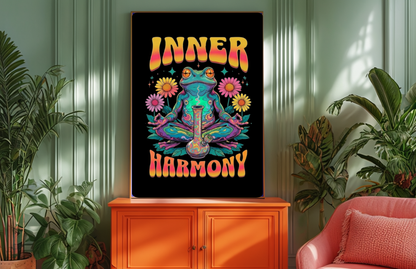 Inner Harmony Frog Bong Print