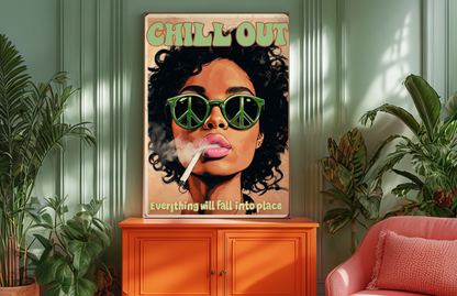 Chill Out Smoking Poster