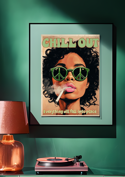 Chill Out Smoking Poster