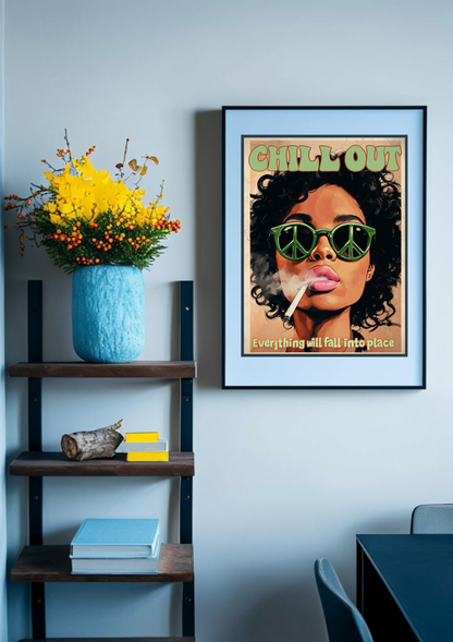 Chill Out Smoking Poster