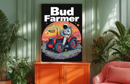 Bud Farmer Astronaut Poster