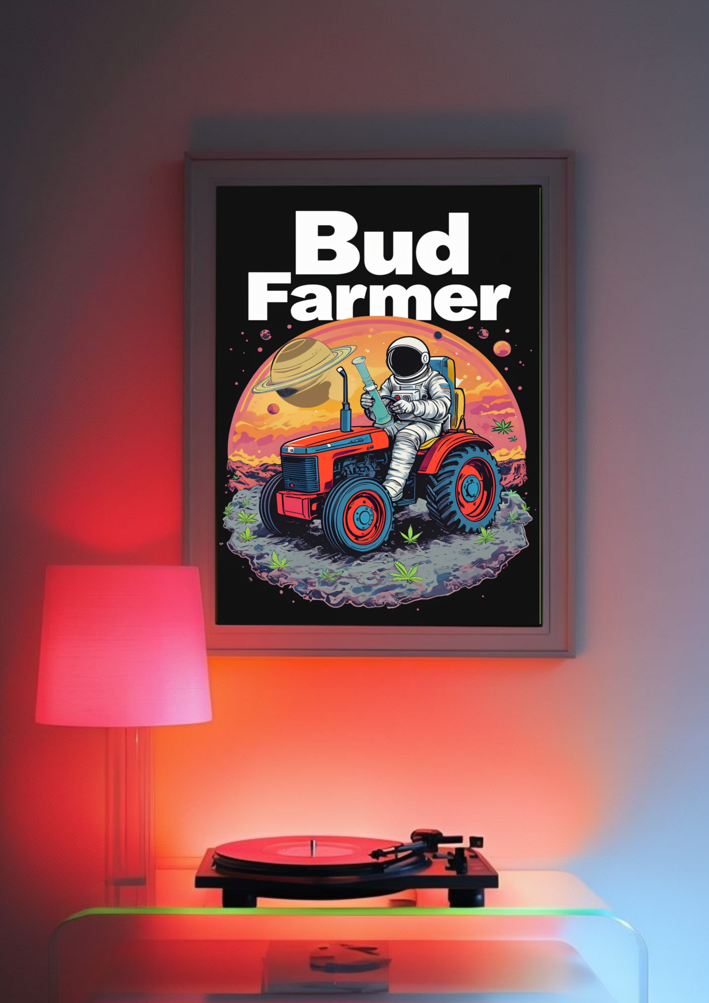 Bud Farmer Astronaut Poster