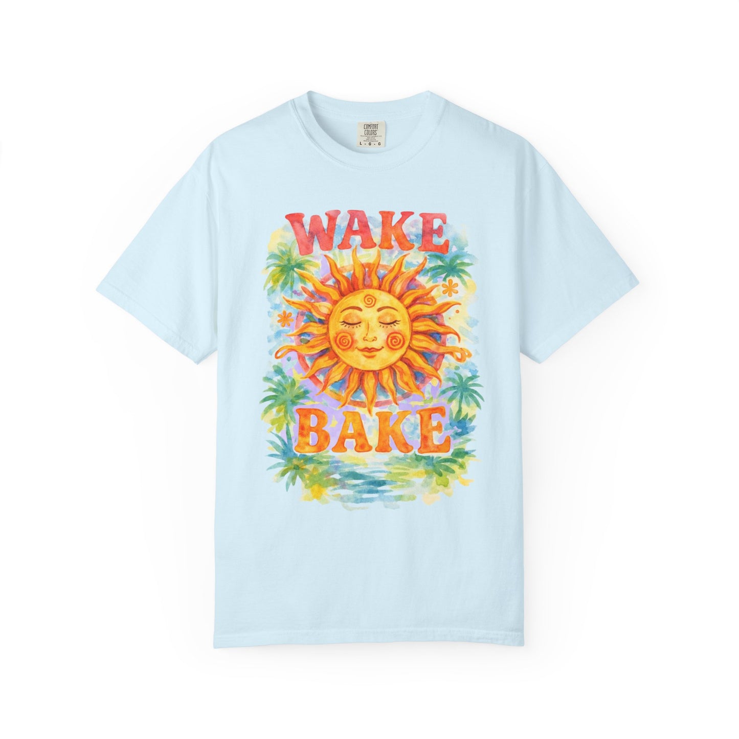 Wake & Bake Sun Unisex Garment-Dyed T-Shirt