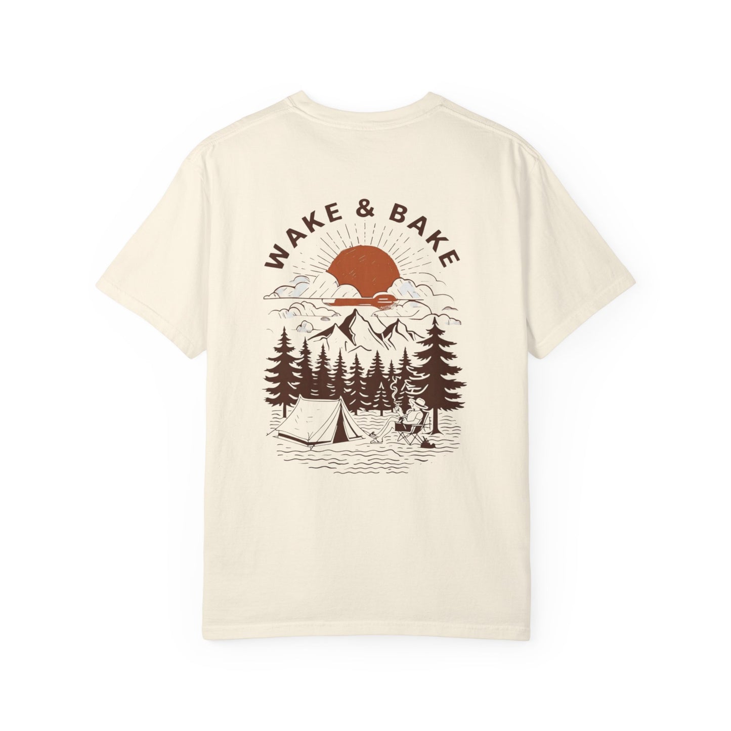 Wake & Bake Camper Unisex Garment-Dyed T-Shirt