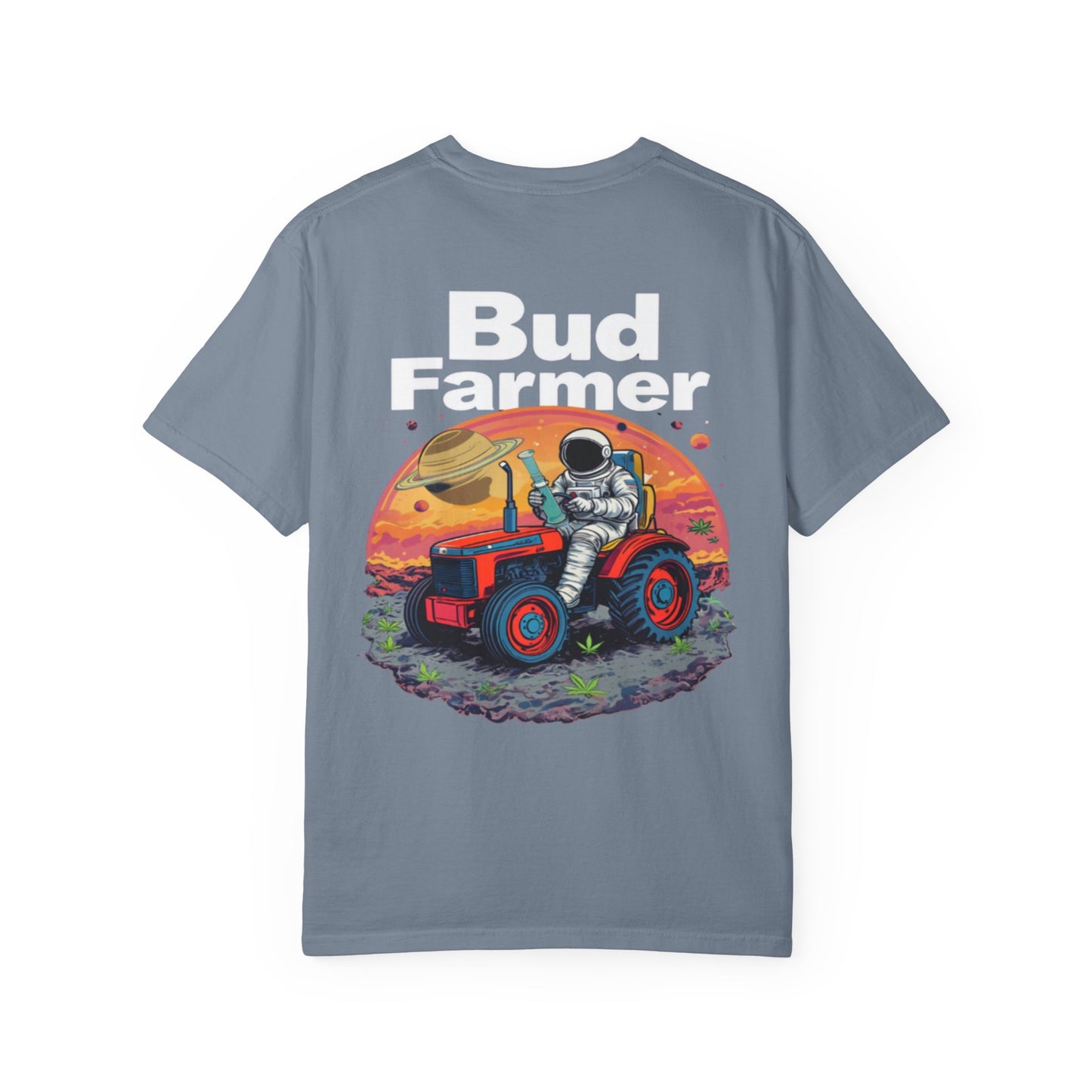 Space Bud Farmer Unisex Garment-Dyed T-Shirt