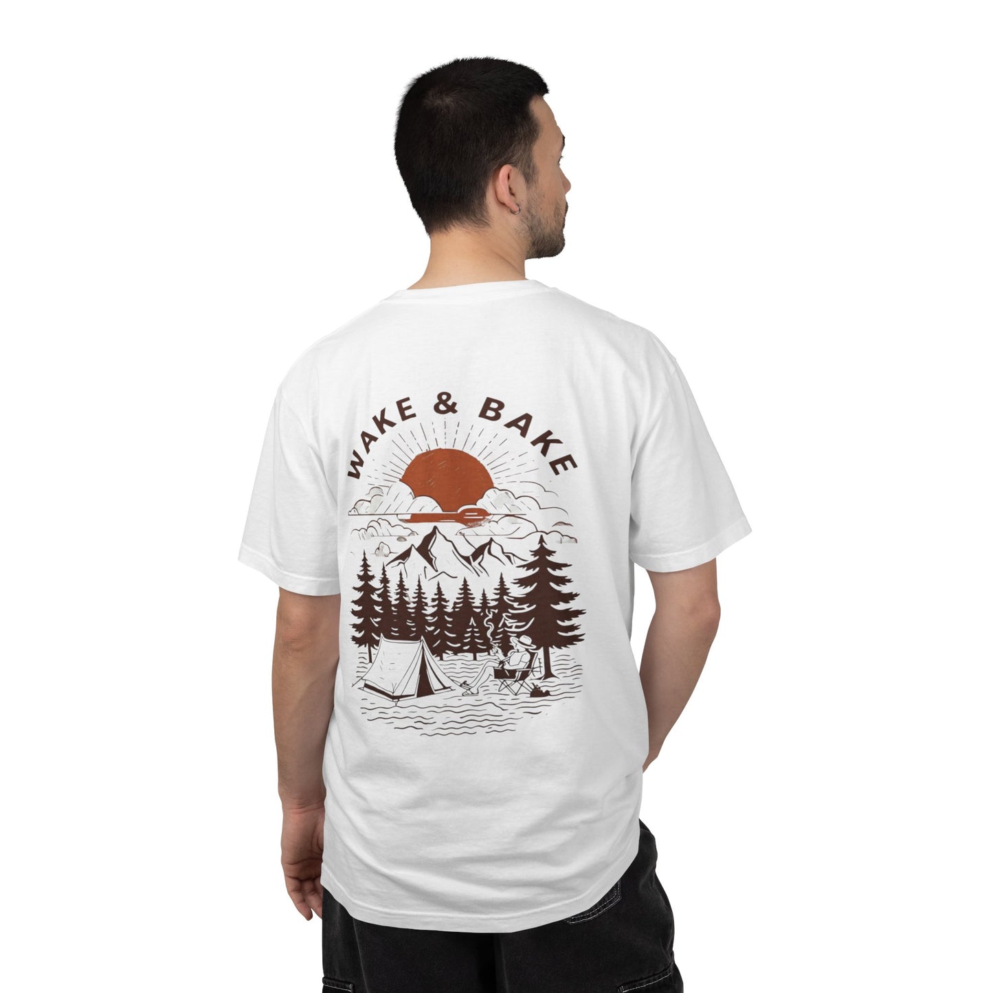 Wake & Bake Camper Unisex Garment-Dyed T-Shirt