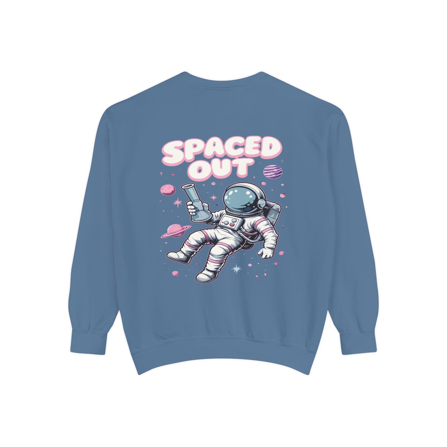 Spaced Out Garment-Dyed Crewneck