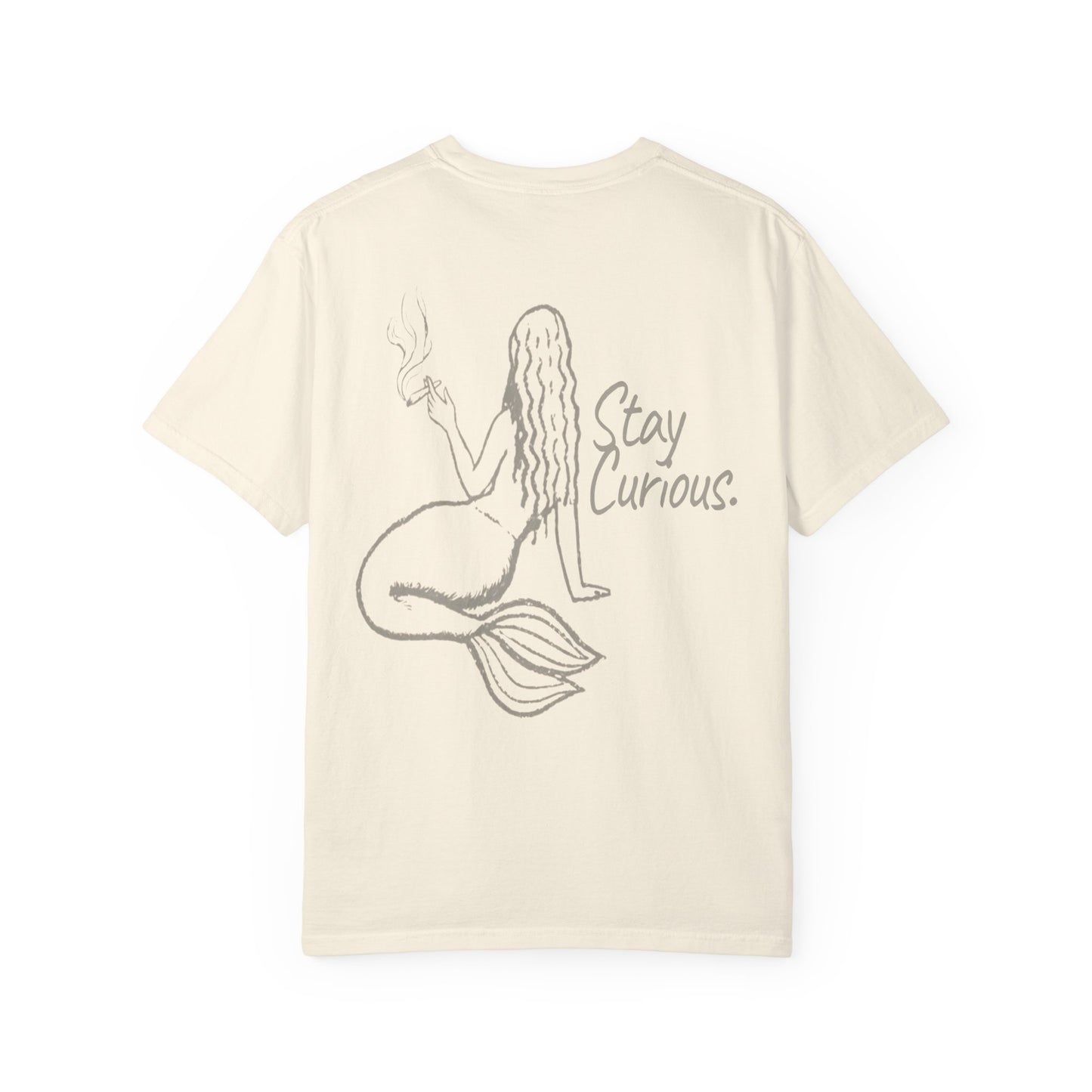 Curious Mermaid Garment-Dyed T-Shirt