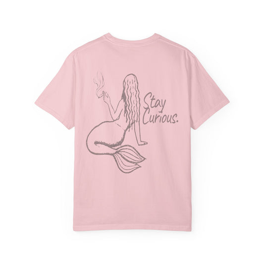 Curious Mermaid Garment-Dyed T-Shirt