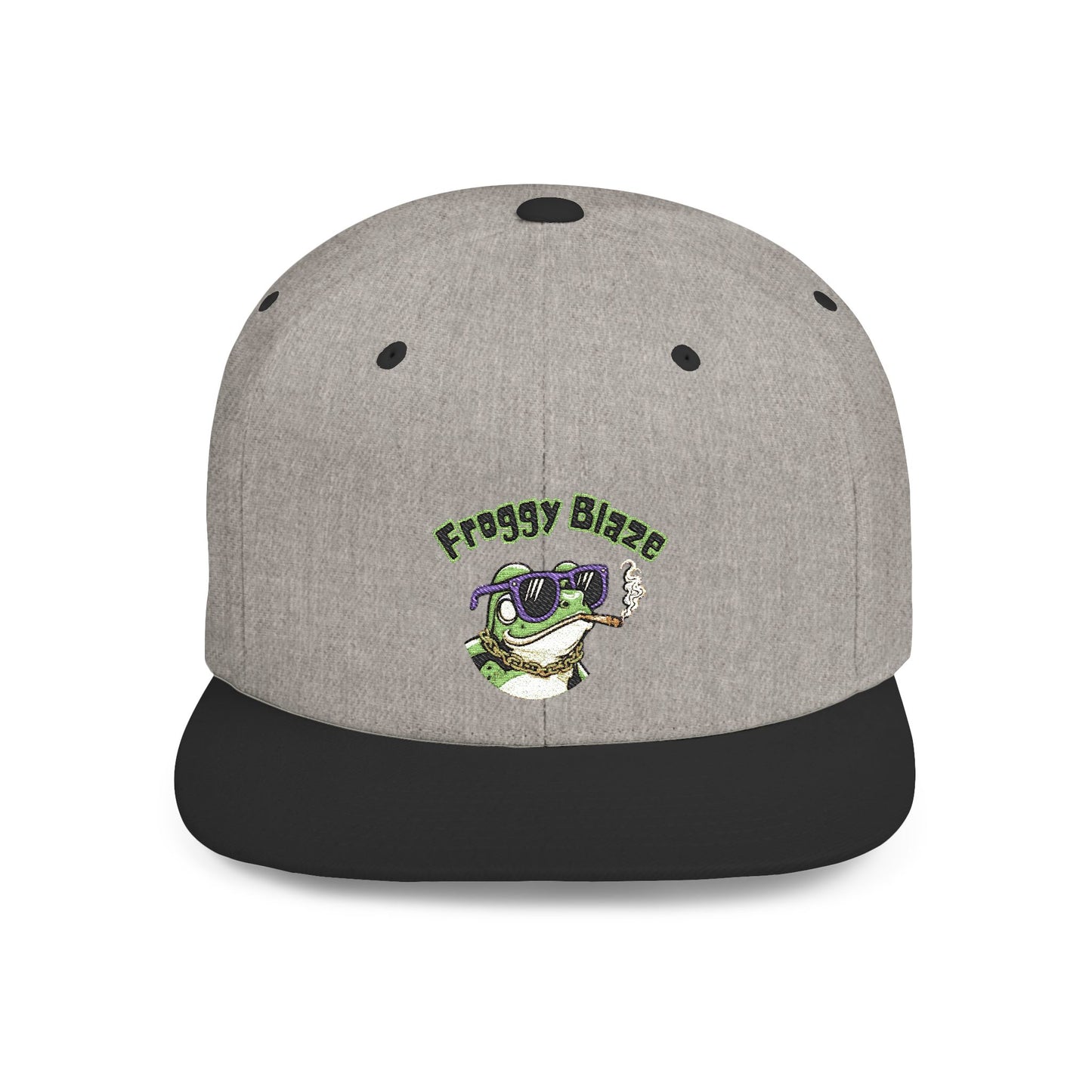 Froggy Blaze Embroidery Snapback