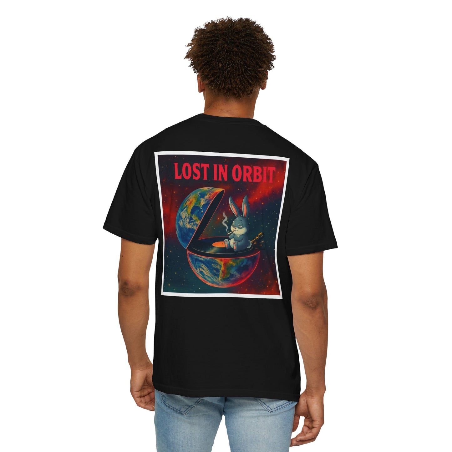 Lost in Orbit Unisex Garment-Dyed T-Shirt
